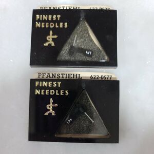 2NEW Pfanstiehl 622-DS77 Diamond Needle Stylus "Dual " 622DS77Toshiba N3cb